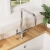 Nuie Kosi Mono Kitchen Sink Mixer Tap Dual Lever Handle - Chrome | Thumbnail Image