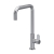Nuie Kosi Mono Kitchen Sink Mixer Tap Single Lever Handle - Brushed Nickel