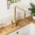 Nuie Kosi Mono Kitchen Sink Mixer Tap Dual Lever Handle - Brushed Brass | Thumbnail Image