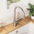 Nuie Lachen Mono Kitchen Sink Mixer Tap Single Lever Handle - Brushed Nickel | Thumbnail Image