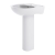 Nuie Lawton Basin and Full Pedestal 550mm Wide - 1 Tap Hole