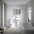 Nuie Legend Basin and Full Pedestal 590mm Wide - 2 Tap Hole