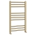 Nuie Lorica Straight Heated Ladder Towel Rail 800mm H x 500mm W - Brushed Brass | Thumbnail Image