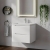 Lunar 600mm 2-Drawer Wall Hung Vanity Unit