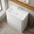 Nuie Lunar Floor Standing 2-Drawer Vanity Unit with Ceramic Basin 800mm Wide - Satin White | Thumbnail Image