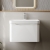 Nuie Lunar Wall Hung 1-Drawer Vanity Unit with 1TH Thin-Edged Basin 600mm Wide - Satin White | Thumbnail Image