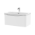 Nuie Lunar Wall Hung 1-Drawer Vanity Unit with 1TH Thin-Edged Basin 800mm Wide - Satin White