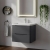 Lunar 600mm 2-Drawer Wall Hung Vanity Unit