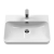 Nuie Lunar Floor Standing 2-Drawer Vanity Unit with 1TH Thin-Edged Basin 600mm Wide - Satin Blue | Thumbnail Image