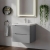 Lunar 600mm 2-Drawer Wall Hung Vanity Unit