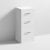 Nuie Mayford 3-Drawer Unit 350mm Wide x 300mm Deep - Gloss White