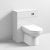 Nuie Mayford Back to Wall WC Toilet Unit 600mm Wide x 300mm Deep - Gloss White