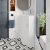 Nuie Mayford Floor Standing Corner 1-Door Vanity Unit with Basin 550mm Wide - Gloss White