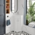 Nuie Mayford Floor Standing Corner 2-Door Vanity Unit with Basin 590mm Wide - Gloss White
