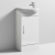 Nuie Mayford Floor Standing 1-Door Vanity Unit with Basin 420mm Wide - Gloss White
