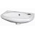 Nuie Melbourne Wall Hung Cloakroom Basin 450mm Wide - 1 Tap Hole