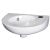 Nuie Melbourne Rounded Wall Hung Cloakroom Basin 430mm Wide - 1 Tap Hole