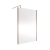Nuie Outer Frame Brushed Bronze 1850mm Wet Room Glass Shower Screen | Thumbnail Image