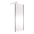 Nuie Outer Framed Brushed Bronze Wetroom Screen with Support Bar 800mm W x 1850mm H - 8mm Glass | Thumbnail Image