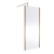 Nuie Outer Framed Brushed Bronze Wetroom Screen with Support Bar 900mm W x 1850mm H - 8mm Glass | Thumbnail Image