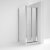 Nuie Pacific Bi-Fold Door Square Shower Enclosure 900mm x 900mm - 4mm Glass