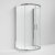 Nuie Pacific D-Shaped Shower Enclosure 1050mm x 900mm - 6mm Glass