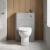 Nuie Parade Back to Wall WC Toilet Unit 550mm Wide - Satin Grey | Thumbnail Image