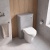 Nuie Parade Back to Wall WC Toilet Unit 550mm Wide - Satin Grey | Thumbnail Image