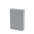 Nuie Parade Back to Wall WC Toilet Unit 550mm Wide - Satin Grey | Thumbnail Image