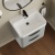 Nuie Parade Wall Hung 2-Drawer Vanity Unit with 1TH Thin-Edged Basin 600mm Wide - Satin Grey | Thumbnail Image