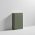 Nuie Parade Back to Wall WC Toilet Unit 550mm Wide - Satin Green