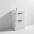 Nuie Parade Floor Standing 2-Drawer Vanity Unit with Polymarble Basin 600mm Wide - Gloss White