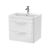 Nuie Parade Wall Hung 2-Drawer Vanity Unit with Polymarble Basin 600mm Wide - Gloss White