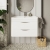 Parade 800mm 2-Drawer Wall Hung Vanity Unit