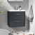 Parade 600mm 2-Drawer Wall Hung Vanity Unit