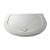 Nuie Pearlstone White Bespoke D-Shaped Shower Tray 1050mm x 925mm