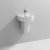Nuie Provost Basin and Semi Pedestal 420mm Wide - 1 Tap Hole