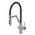 Nuie Ravi Mono Kitchen Sink Mixer Tap Single Lever Handle - Brushed Nickel