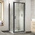 Nuie Rene Black Pivot Door Shower Enclosure - 6mm Glass