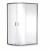 Nuie Rene Brushed Pewter Offset Quadrant Shower Enclosure 1000mm x 800mm - 6mm Glass | Thumbnail Image