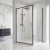 Rene Brushed Pewter Sliding Door Rectangular Shower Enclosure - 6mm Glass | Thumbnail Image