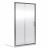 Nuie Rene Brushed Pewter Sliding Door Rectangular Shower Enclosure 1400mm x 700mm - 6mm Glass | Thumbnail Image