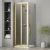 Rene Brushed Brass Bi-Fold Shower Door - 4mm Glass