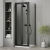 Rene Black Bi-Fold Door Square Shower Enclosure - 4mm Glass