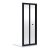 Rene Black Bi-Fold Door Square Shower Enclosure - 4mm Glass