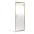 Rene Brushed Brass Hinged Shower Door - 6mm Glass