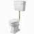 Nuie Richmond Low Level Toilet with Lever Cistern - Soft Close Seat (Brushed Brass Fittings)