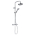 Nuie Round Bar Mixer Shower with Shower Kit and Fixed Head