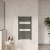 Nuie Round Bar Electric Heated Towel Rail 920mm H x 480mm W - Anthracite