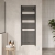 Nuie Round Bar Electric Heated Towel Rail 1375mm H x 480mm W - Anthracite